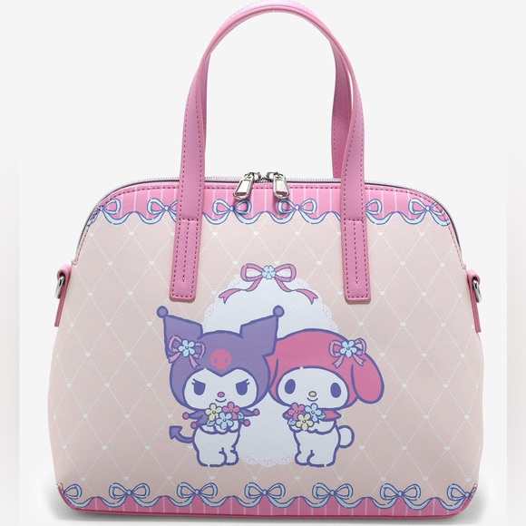 Loungefly Accessories - Hot Topic Loungefly Kuromi My Melody Bowling Bag Sold Out 🩷